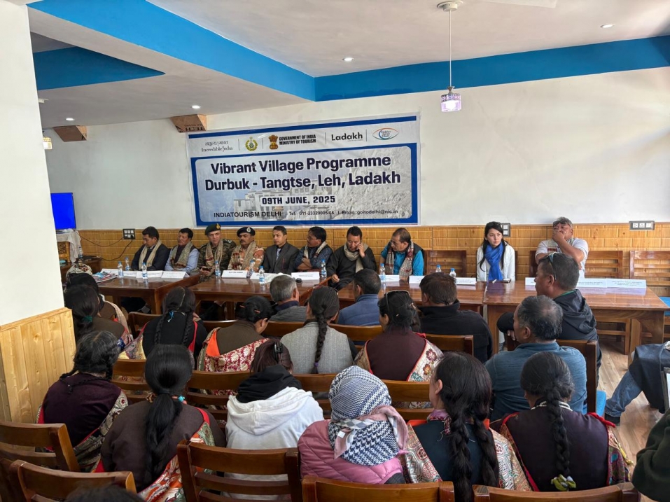 Vibrant Villages Durbuk – Tangtse में पर्यटन मंचत्रालय की   हैंड्स-ऑन कार्यशाला  